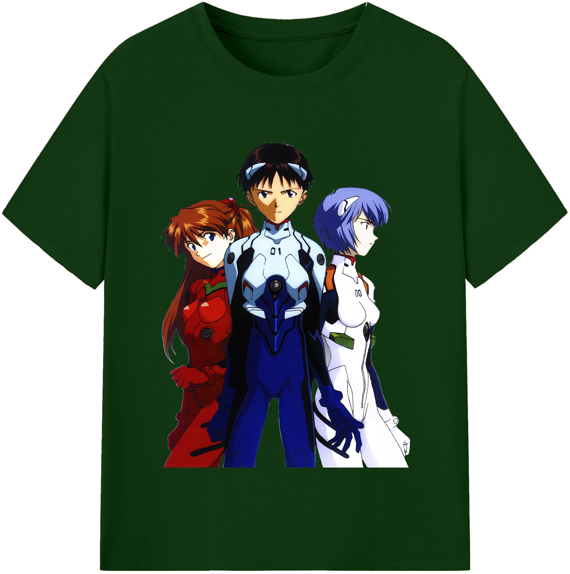 （画像用） EVA 新世紀エヴァンゲリオン 綿100％半袖Tシャツ（フロントプリント）